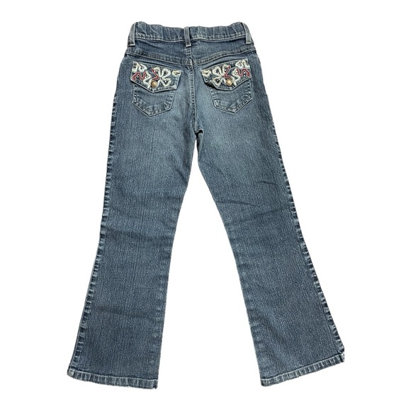 Girls Lee Flare Western Jeans - Picture 7 of 8